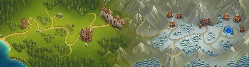 Cover for "World map and library" blog post